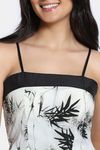 Zivame Bra Top With Inbuilt Cups - White Print — thumbnail 5
